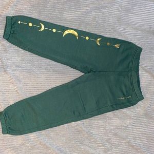 Olive Green Short Sweatpants